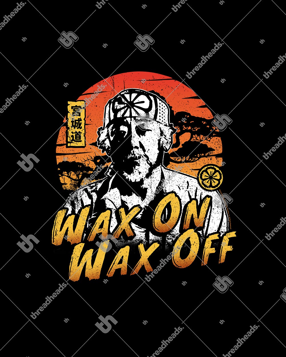 Wax On Wax Off T-Shirt Australia Online #colour_black