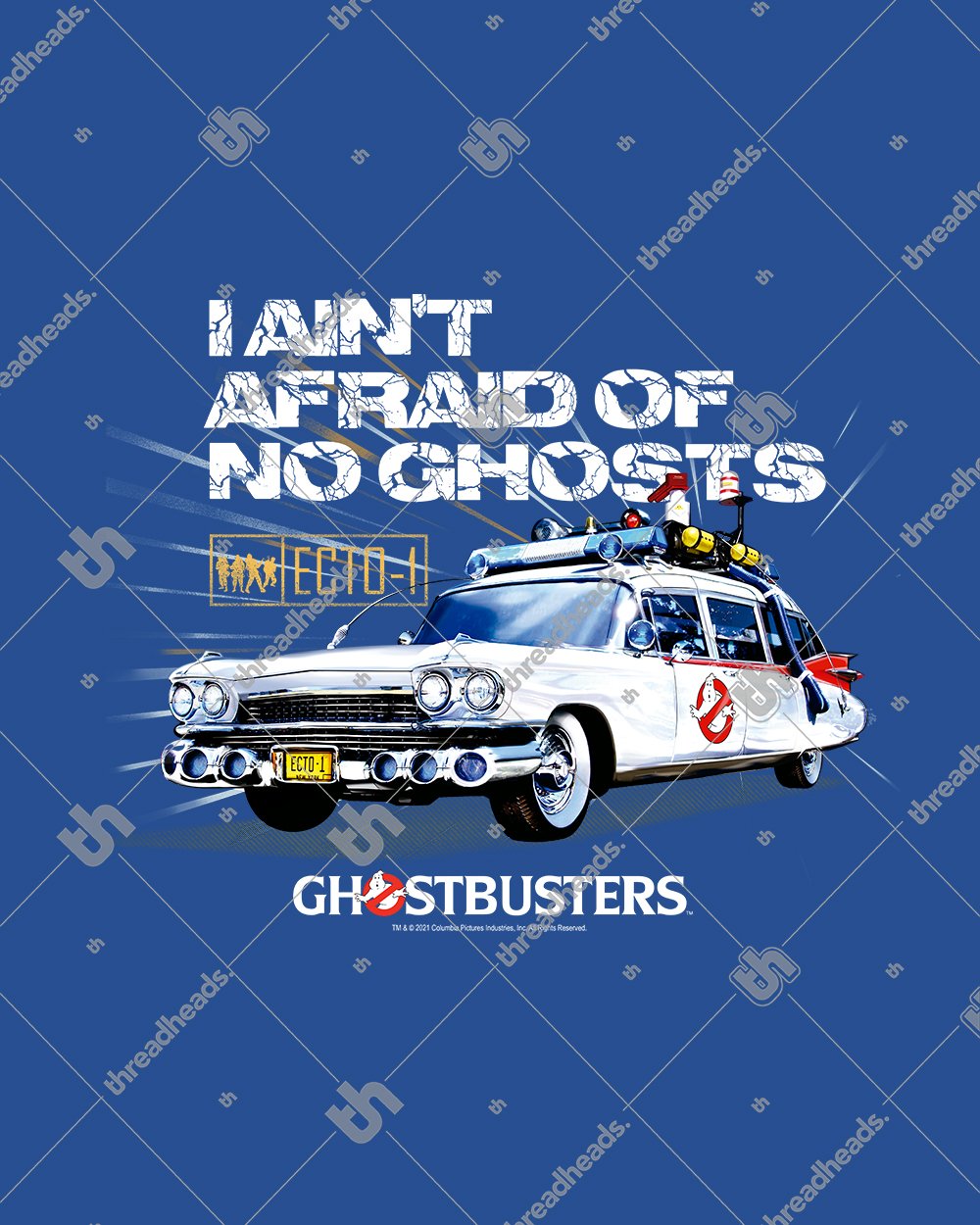 Ghostbusters Ectomobile Kids T-Shirt Australia Online #colour_blue