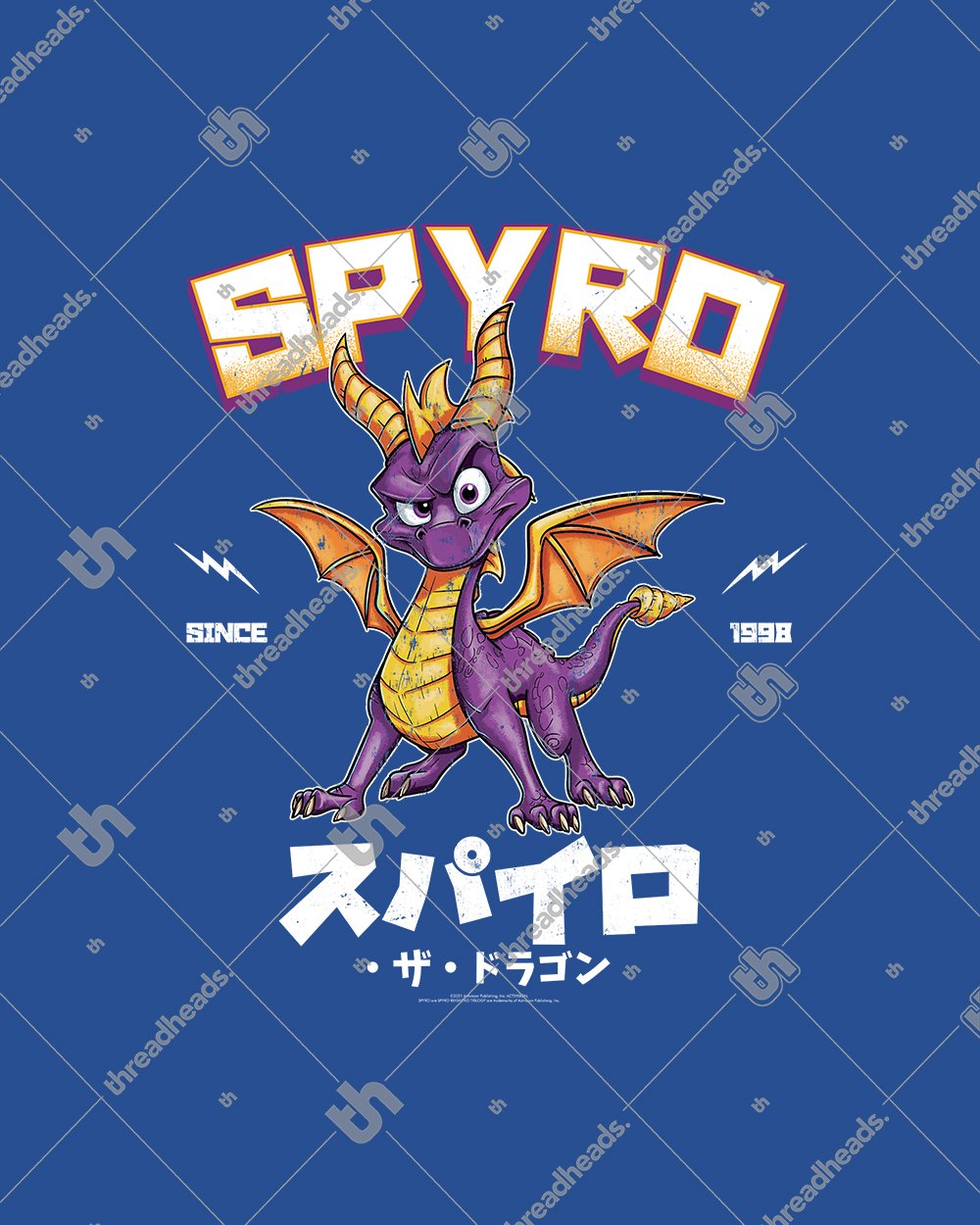 Spyro the Dragon JP Hoodie Australia Online #colour_blue