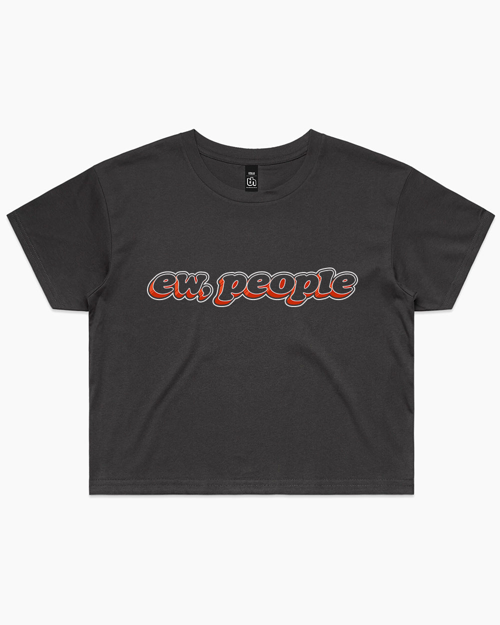 Ew People Crop Tee Australia Online #colour_coal