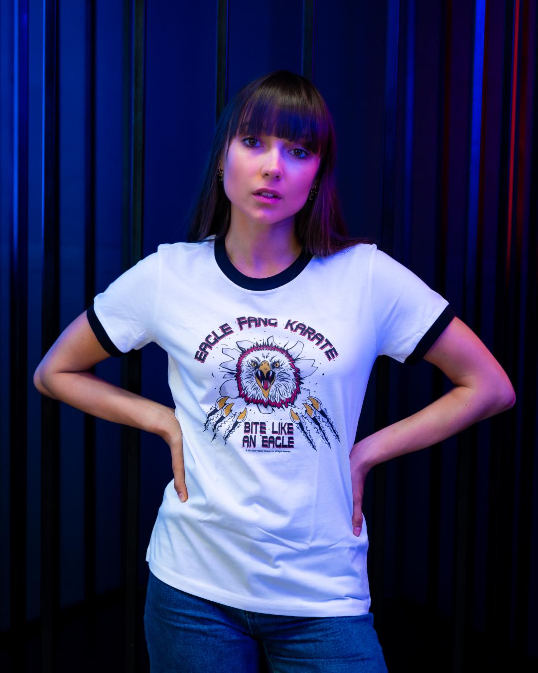 Eagle Fang Bite Like an Eagle T-Shirt Australia Online #colour_black ringer