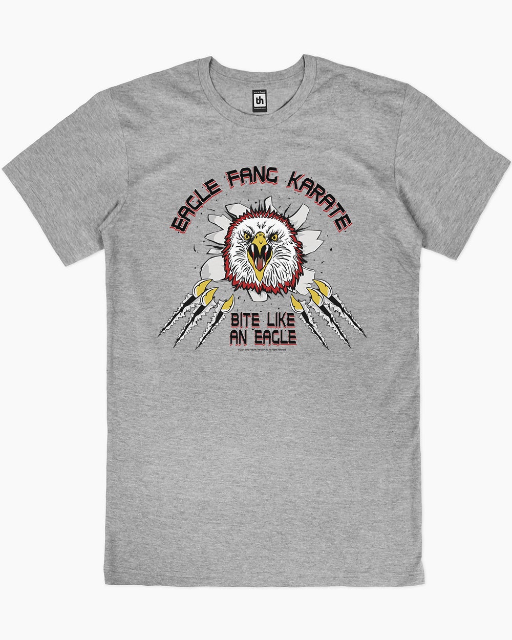 Eagle Fang Bite Like an Eagle T-Shirt Australia Online #colour_grey