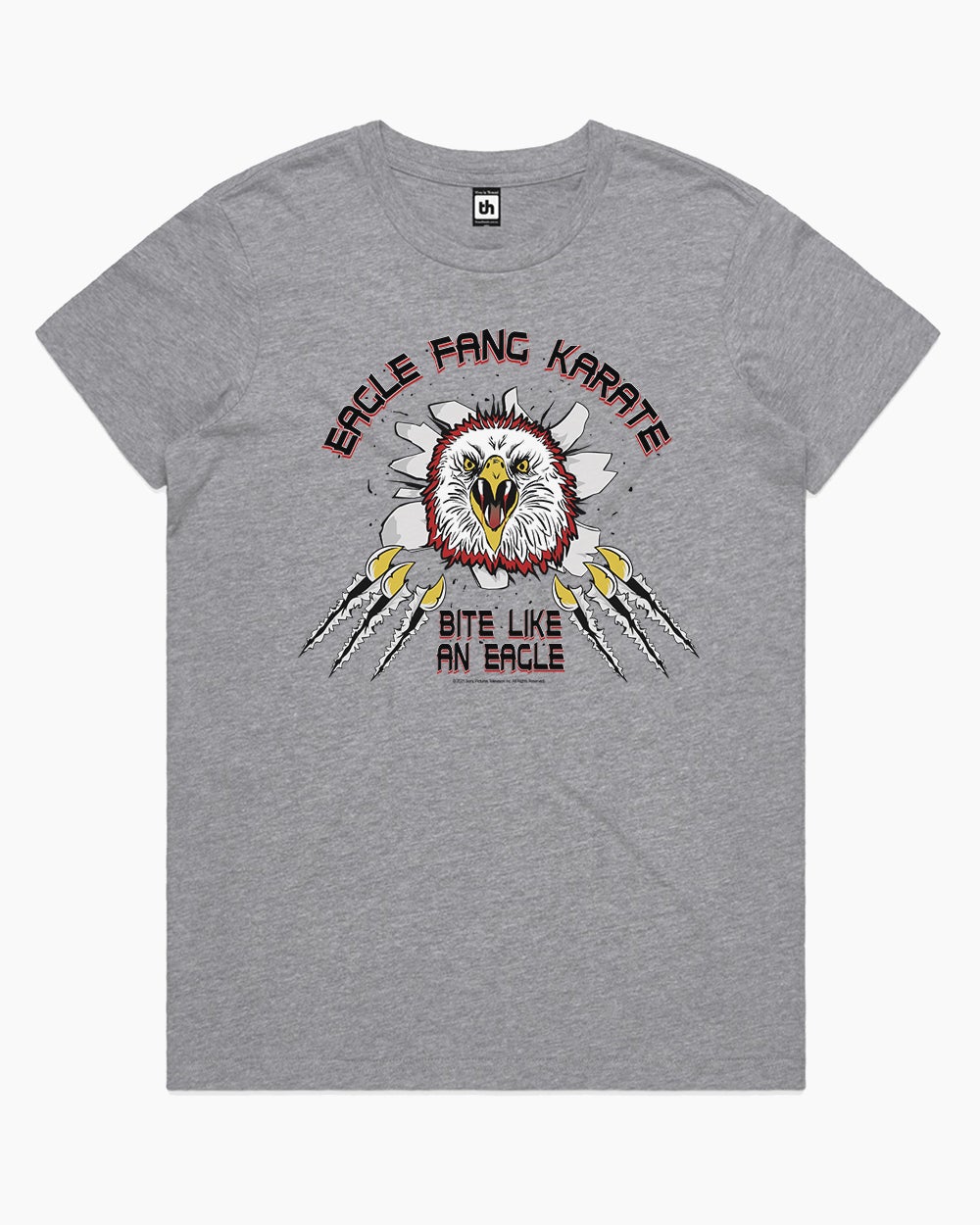 Eagle Fang Bite Like an Eagle T-Shirt Australia Online #colour_grey