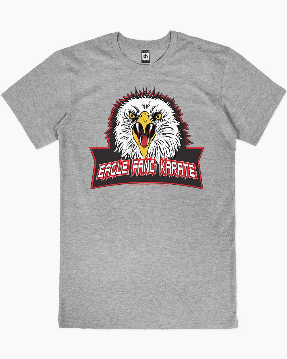 Eagle Fang Karate Logo T-Shirt Australia Online #colour_grey