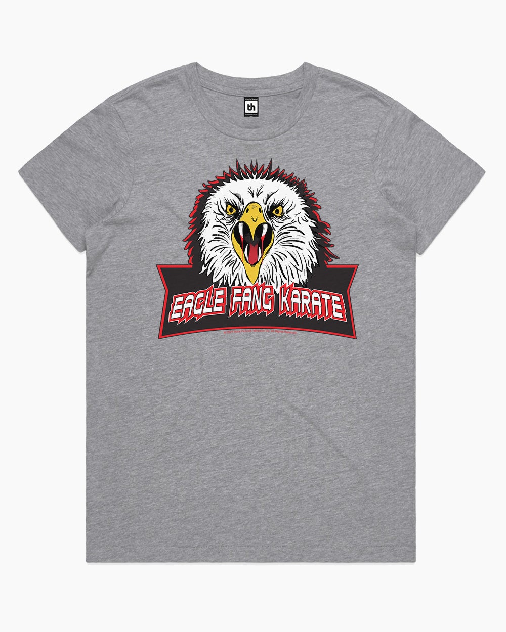 Eagle Fang Karate Logo T-Shirt Australia Online #colour_grey