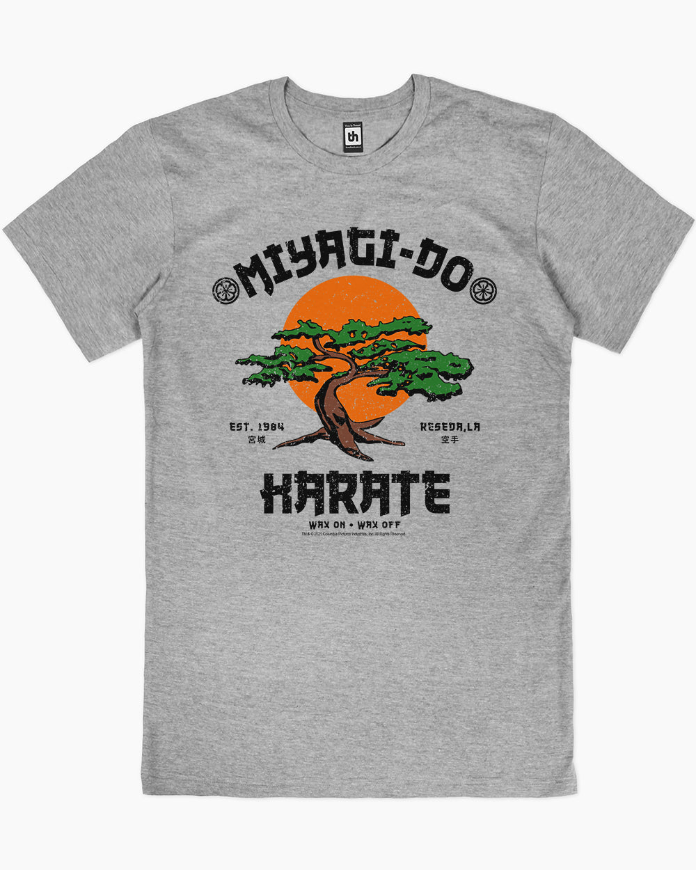 Miyagi-Do Karate T-Shirt Australia Online #colour_grey