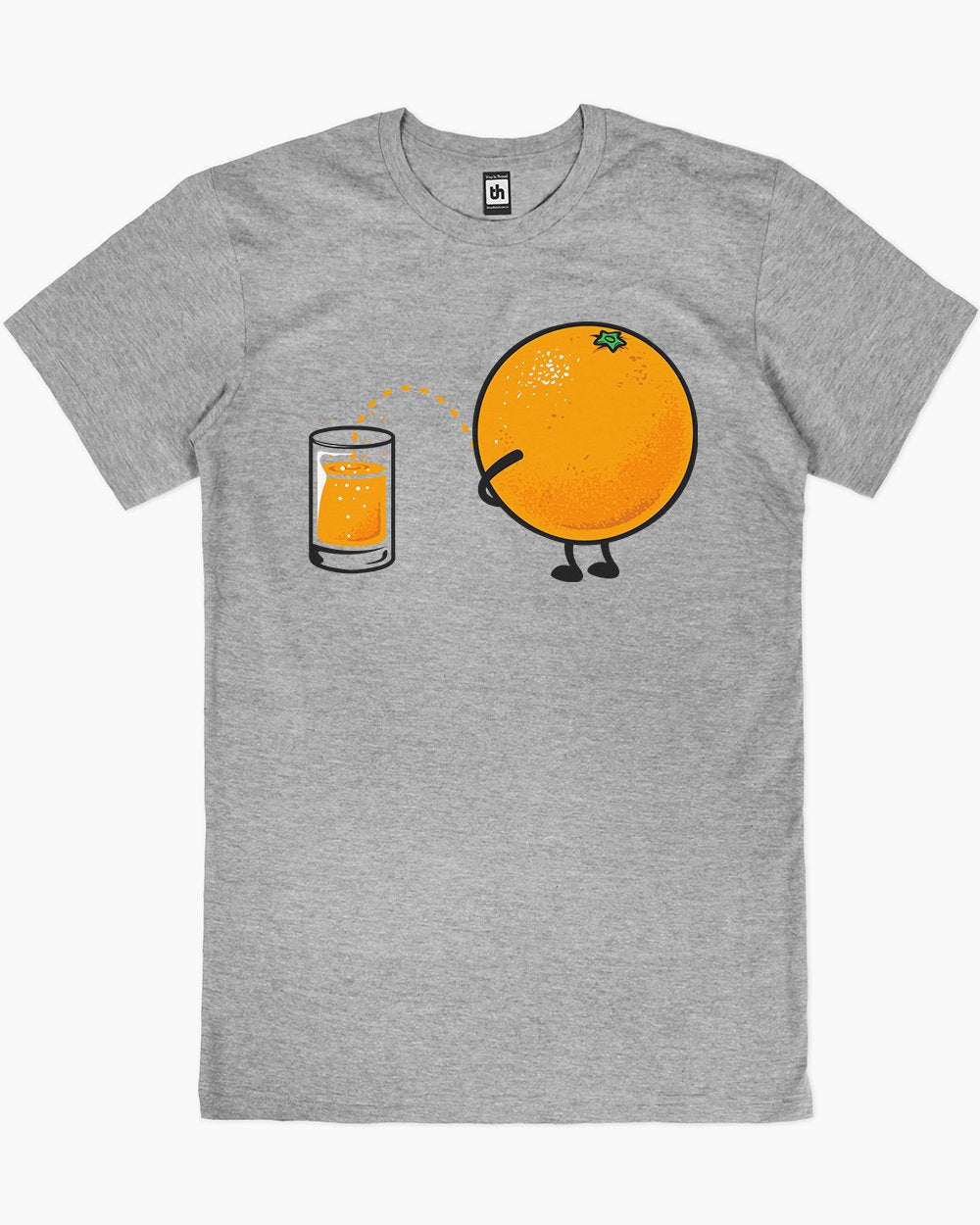 Orange Juice T-Shirt Australia Online #colour_grey