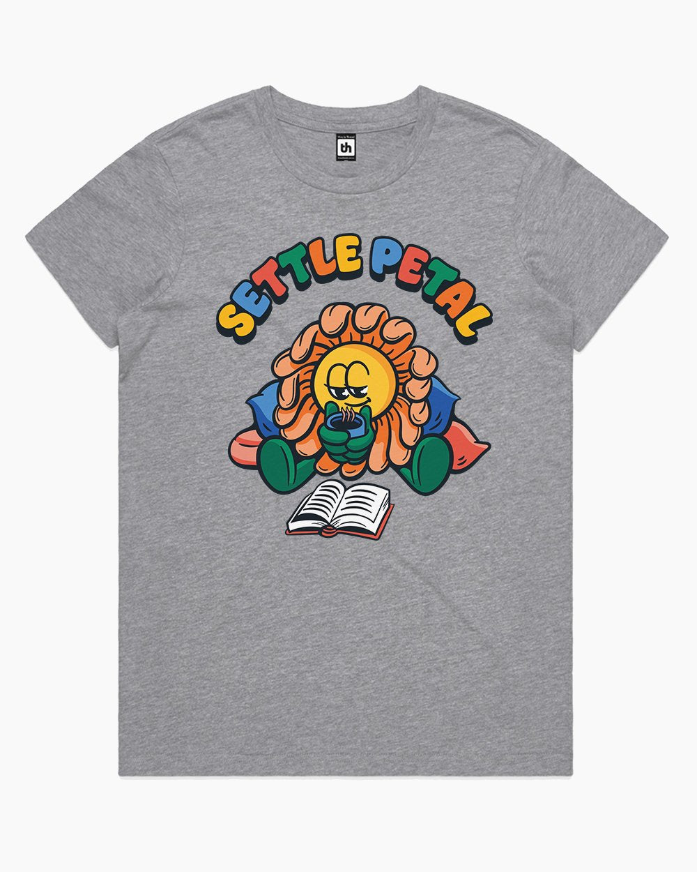 Settle Petal T-Shirt Australia Online #colour_grey
