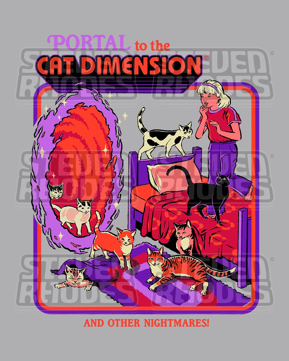 The Cat Dimension Hoodie Australia Online #colour_grey