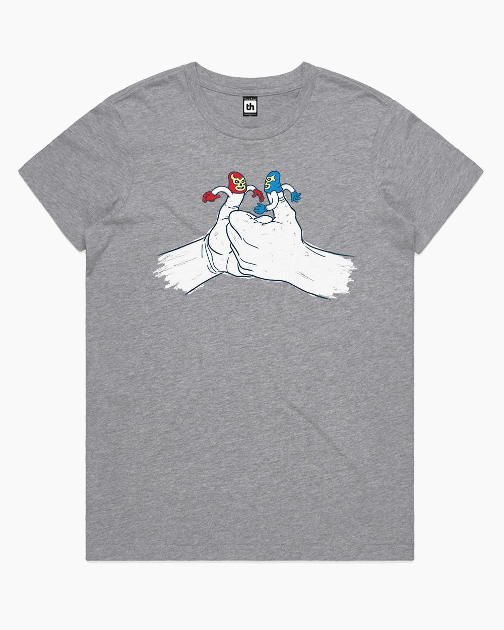 Thumb Wrestlers T-Shirt Australia Online #colour_grey