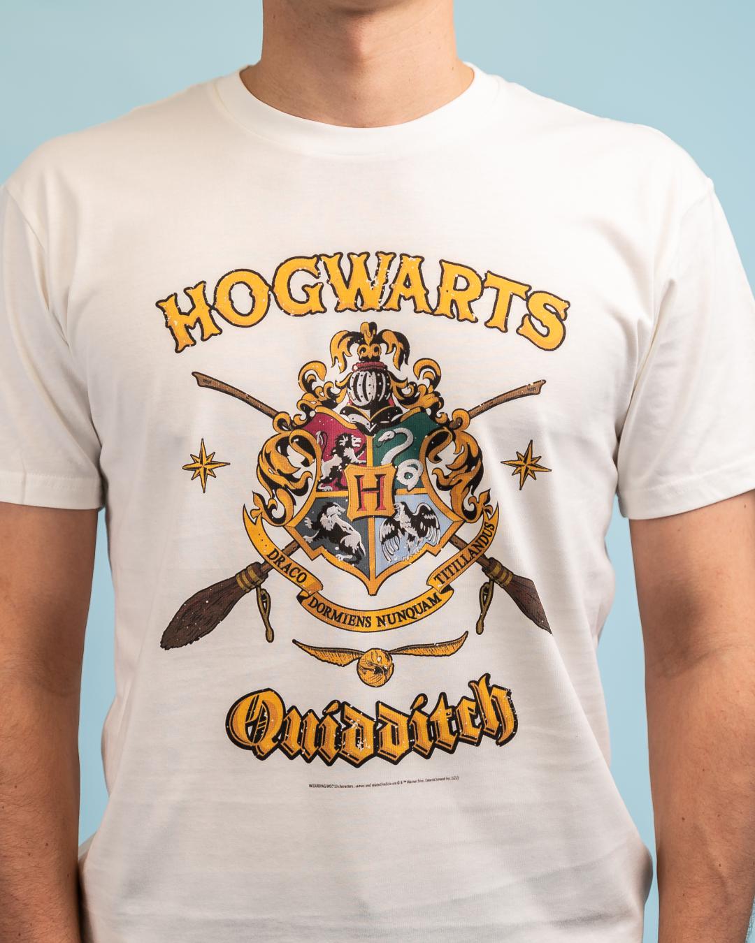 Hogwarts Quidditch Shield T-Shirt Australia Online #colour_natural