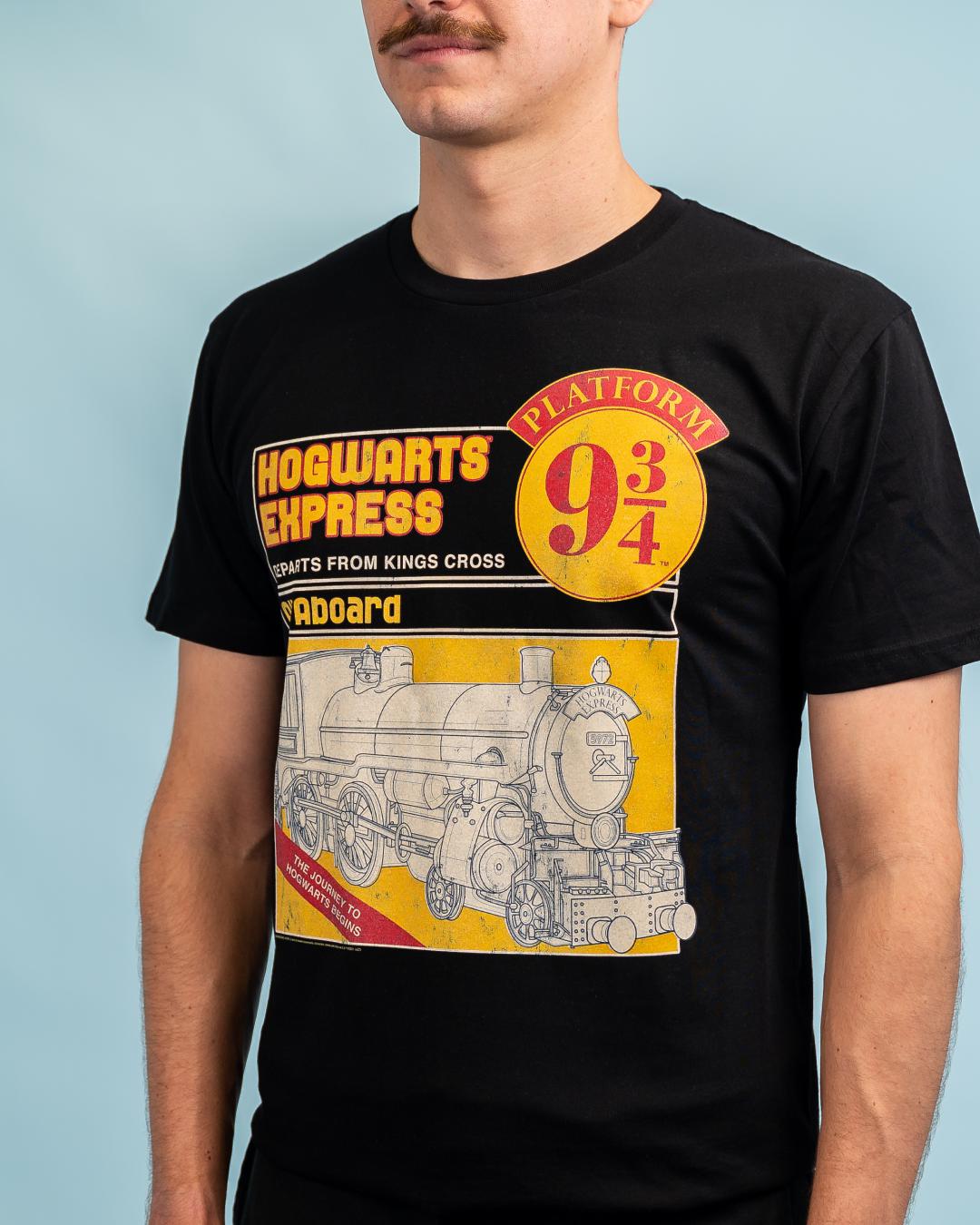 Platform Nine and Three Quarters T-Shirt Australia Online #colour_black