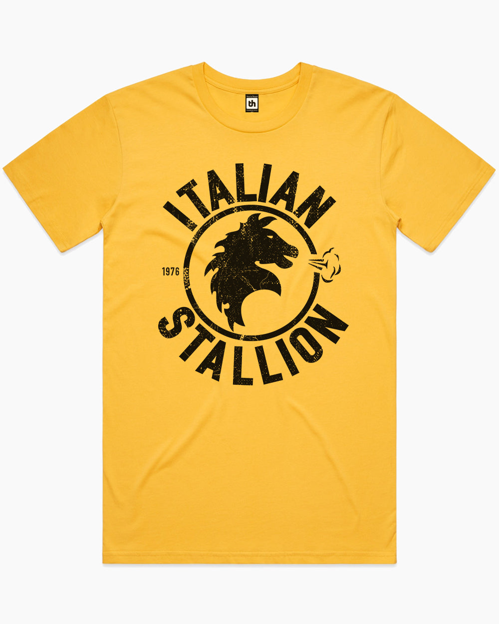 Italian Stallion Rocky T-Shirt Australia Online #colour_yellow
