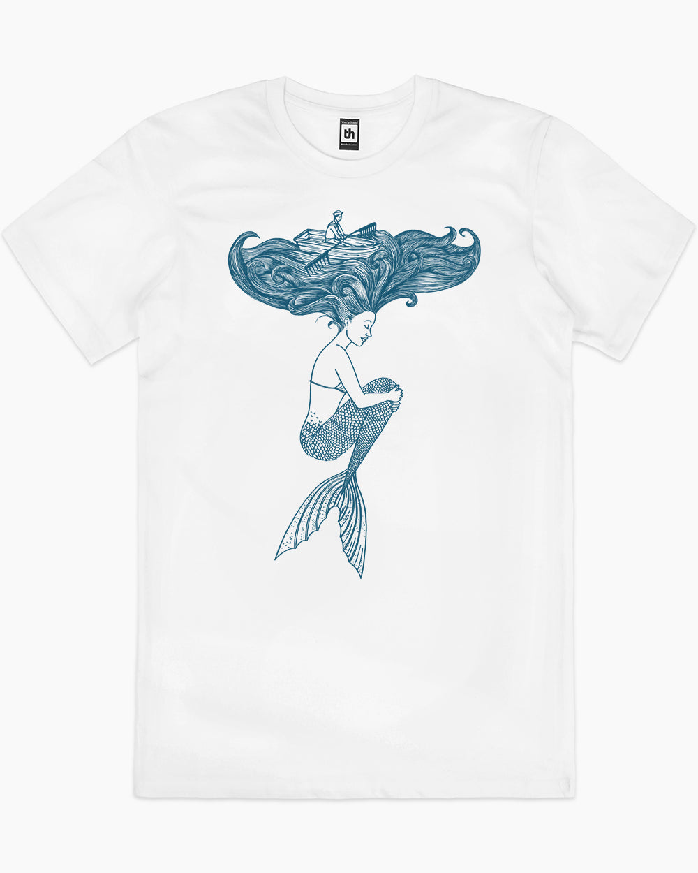 Mermaid T-Shirt Australia Online #colour_white