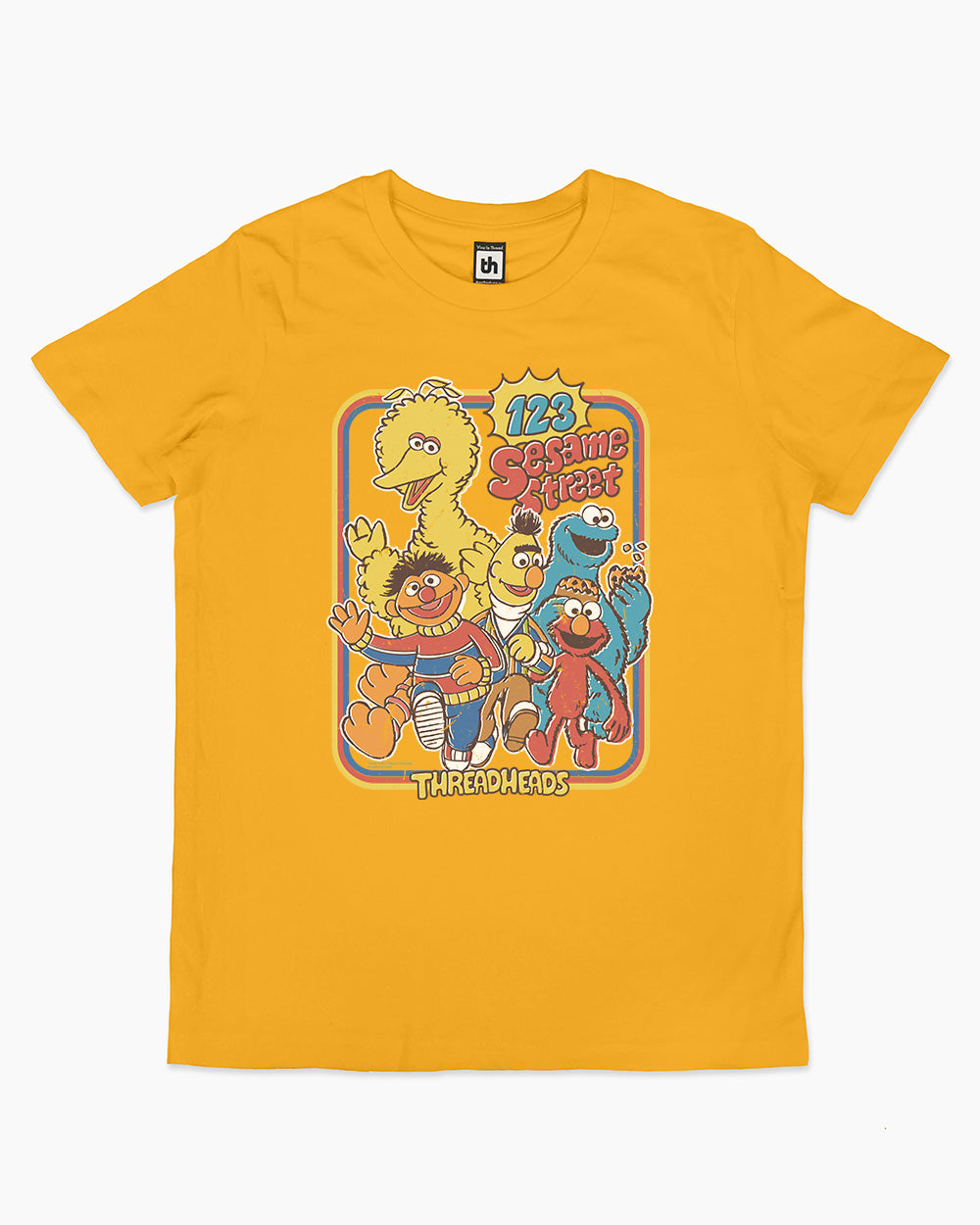 123 Sesame St Kids T-Shirt Australia Online #colour_yellow