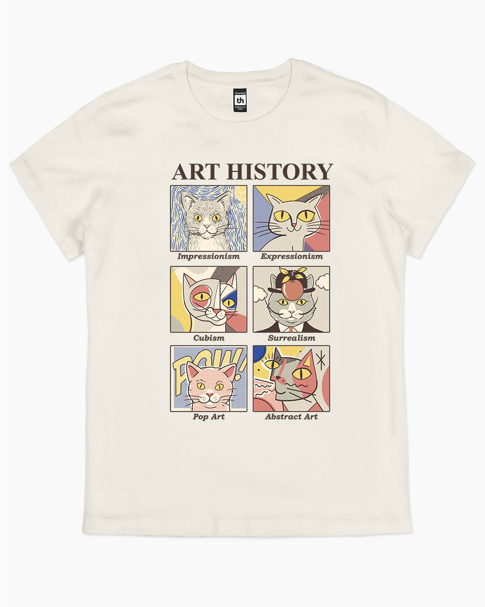 Art History T-Shirt Australia Online #colour_natural