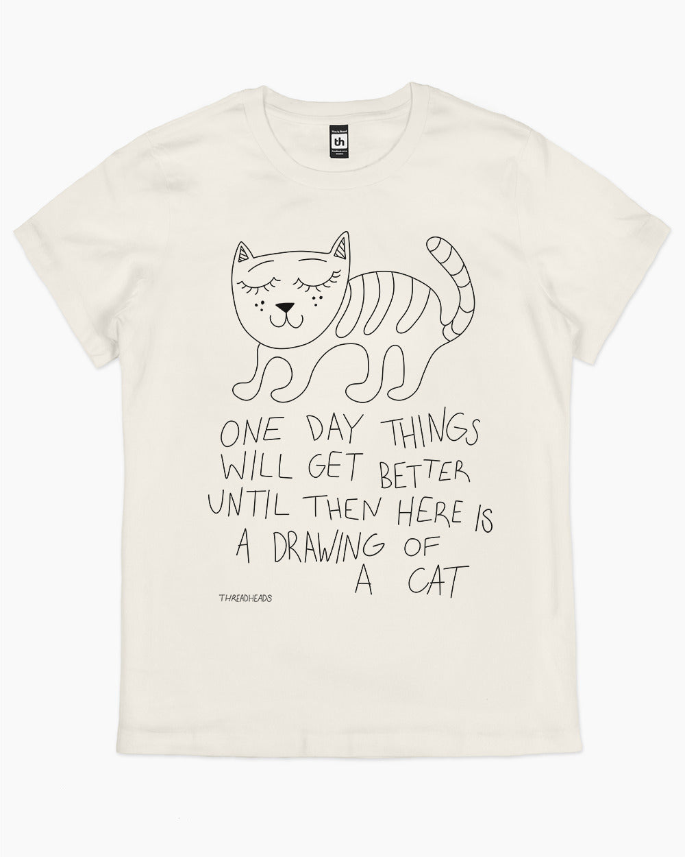 Drawing Of A Cat T Shirt Graphic T Shirt Australia