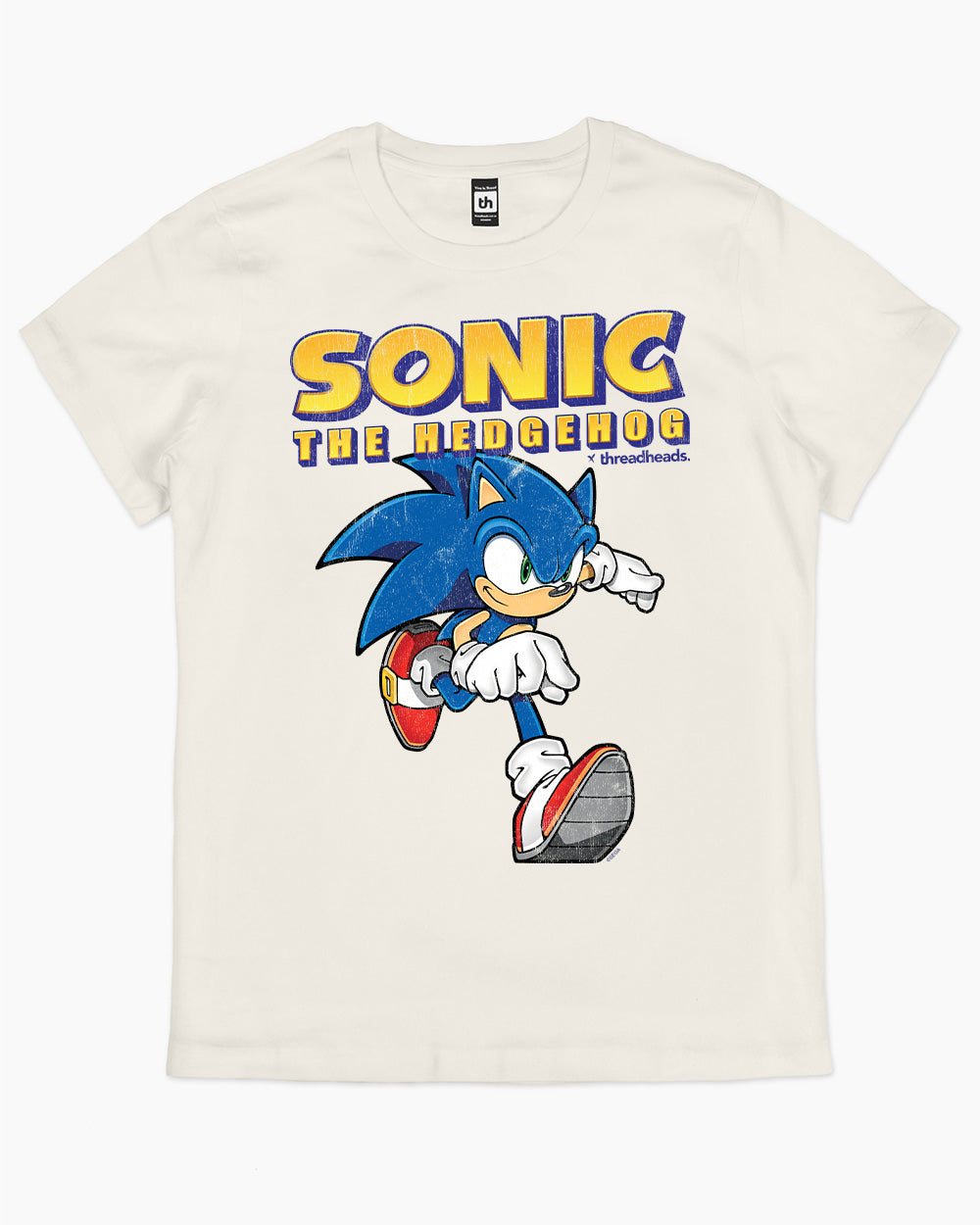 Sonic On The Move T-Shirt Australia Online #colour_natural