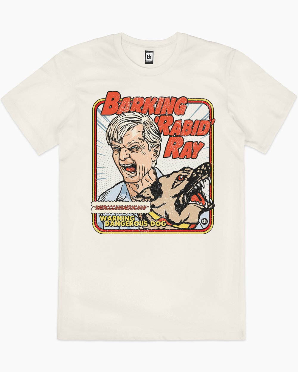 Barking Rabid Ray T-Shirt Australia Online #colour_natural