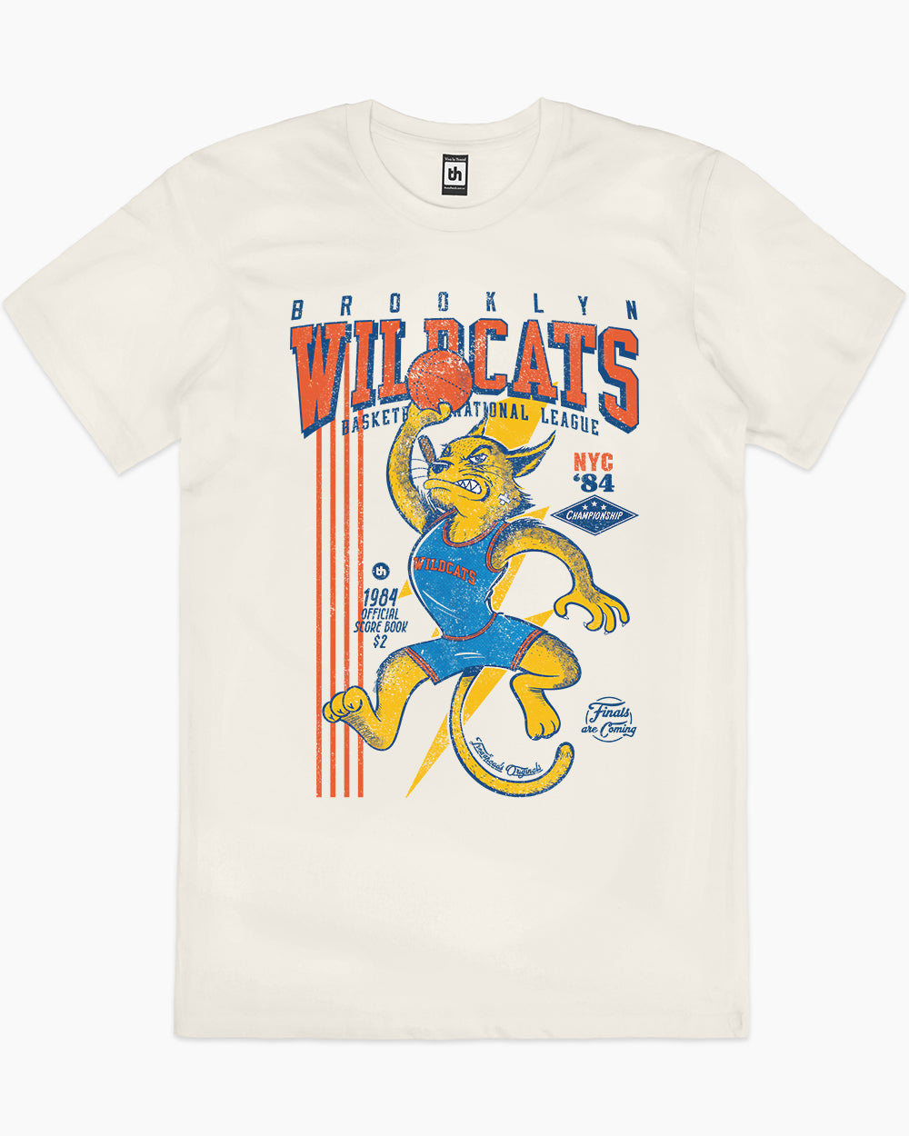 Brooklyn Wildcats T-Shirt Australia Online #colour_natural