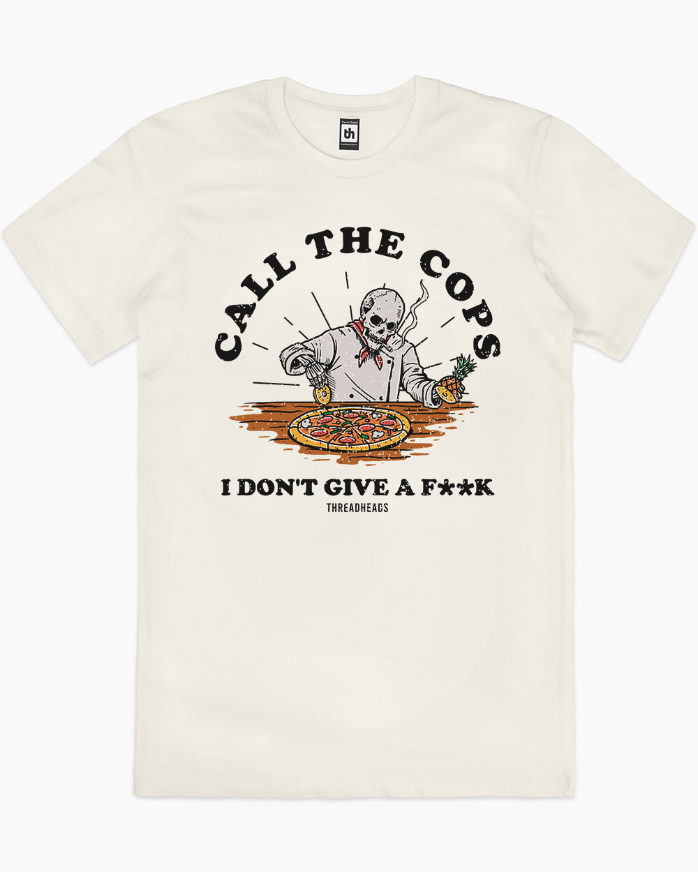 Call the Cops T-Shirt Australia Online #colour_natural
