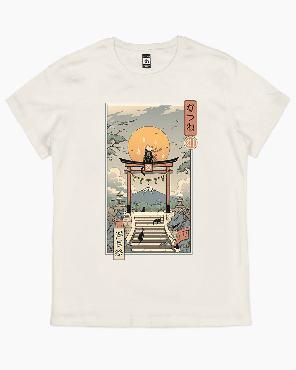 Catsune Inari T-Shirt Australia Online #colour_natural