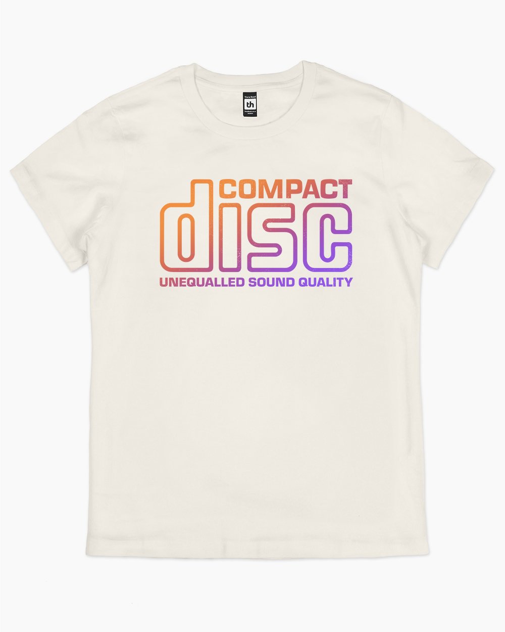 Compact Disc T-Shirt Australia Online #colour_natural