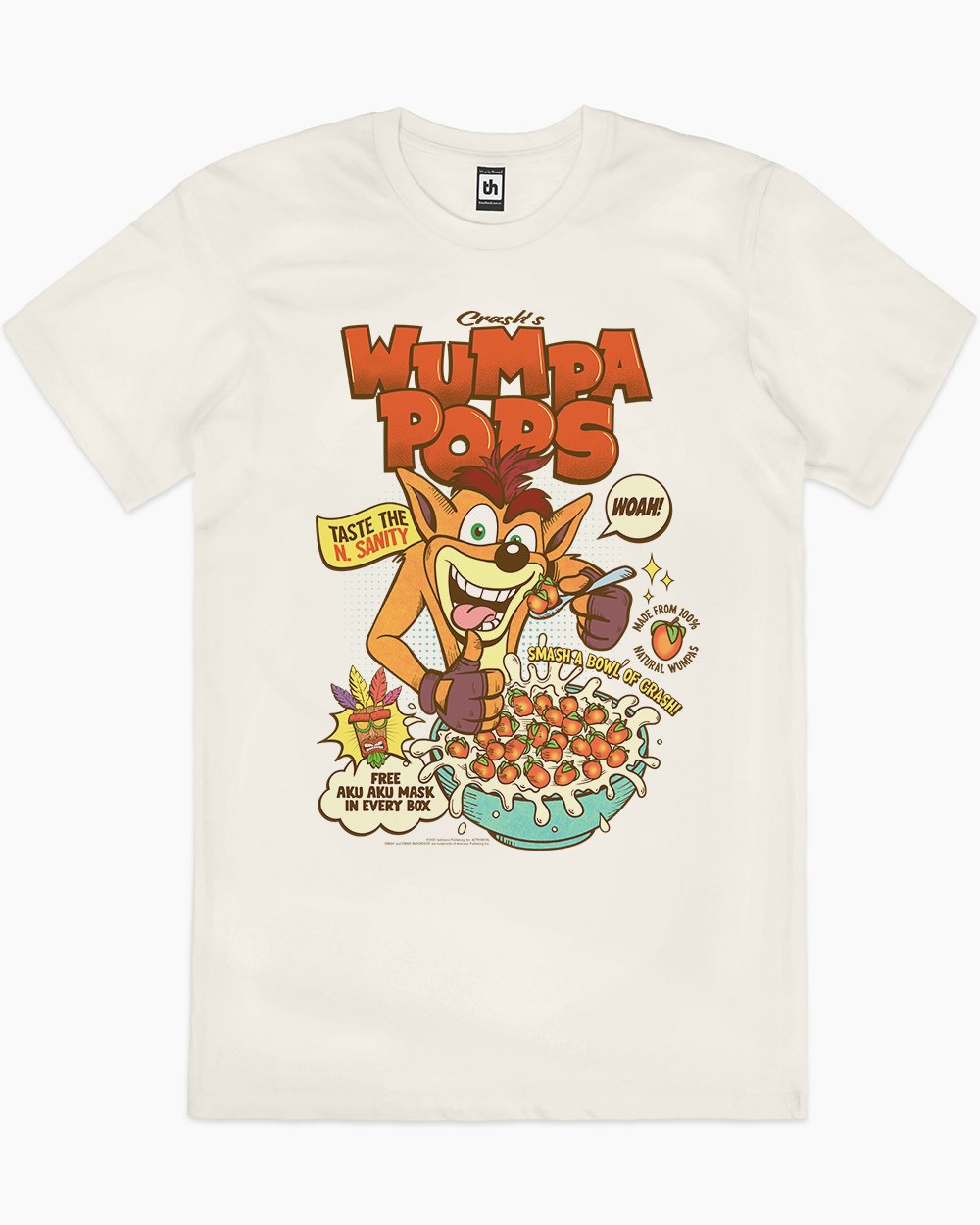 Crash Wumpa Cereal T-Shirt Australia Online #colour_natural