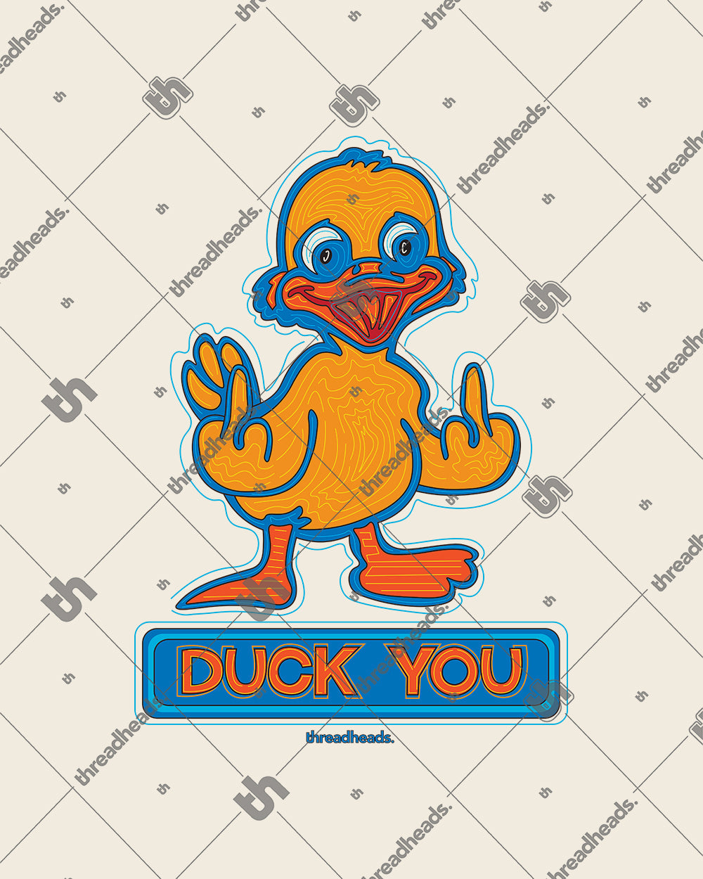 Duck You T-Shirt Australia Online #colour_natural