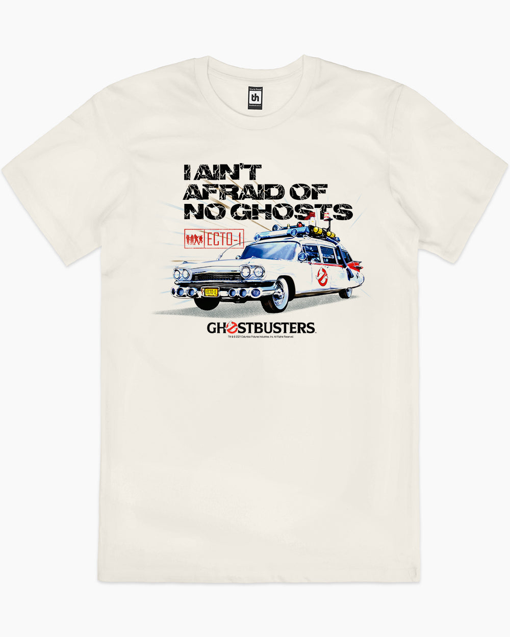 Ghostbusters Ectomobile T-Shirt Australia Online #colour_natural