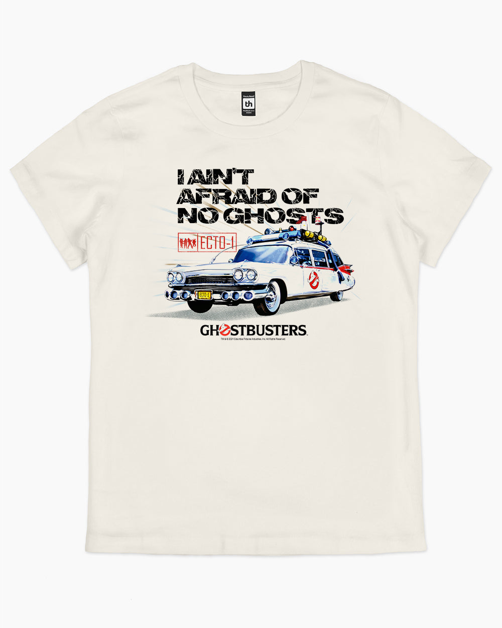 Ghostbusters Ectomobile T-Shirt Australia Online #colour_natural