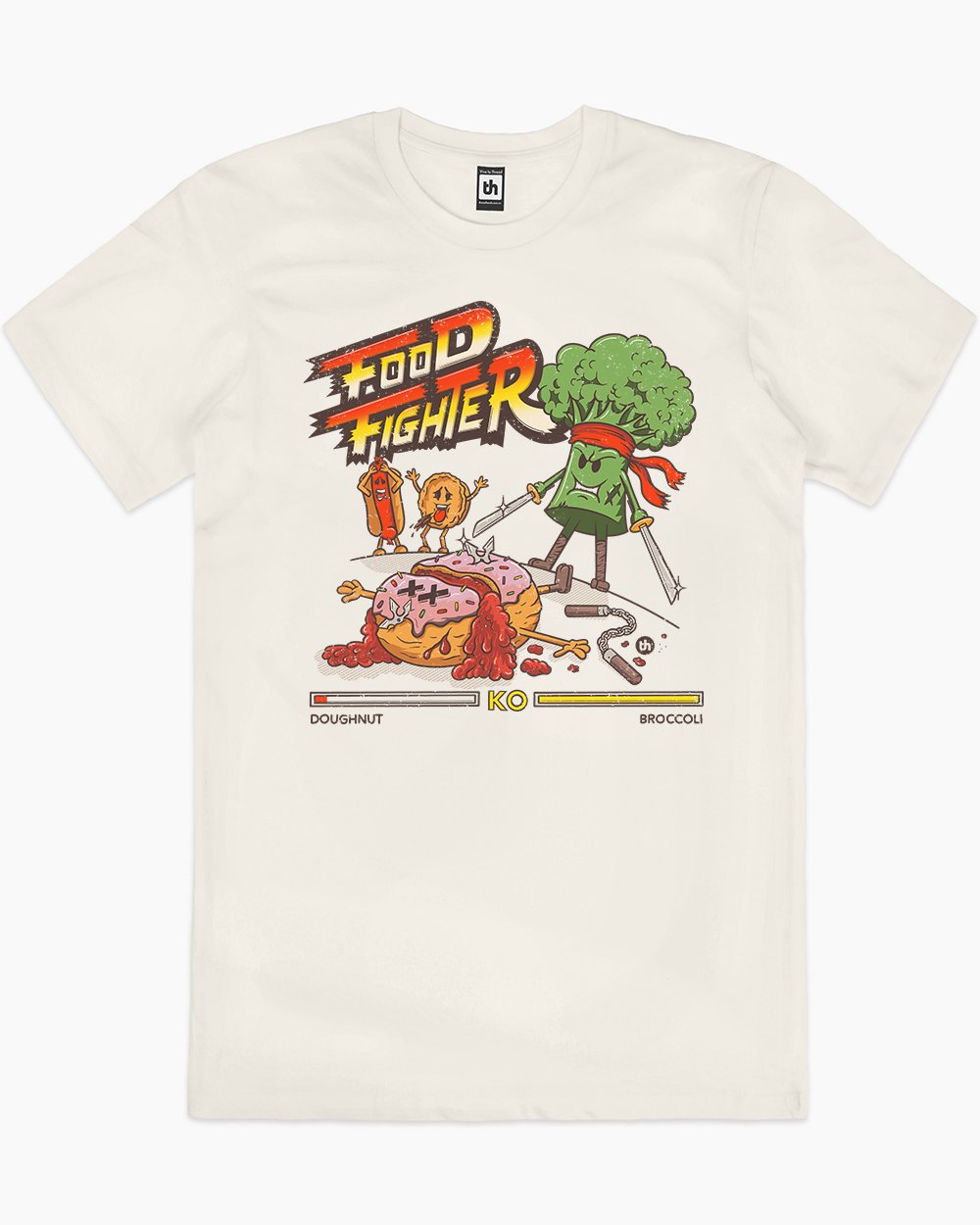 Food Fighter T-Shirt Australia Online #colour_natural