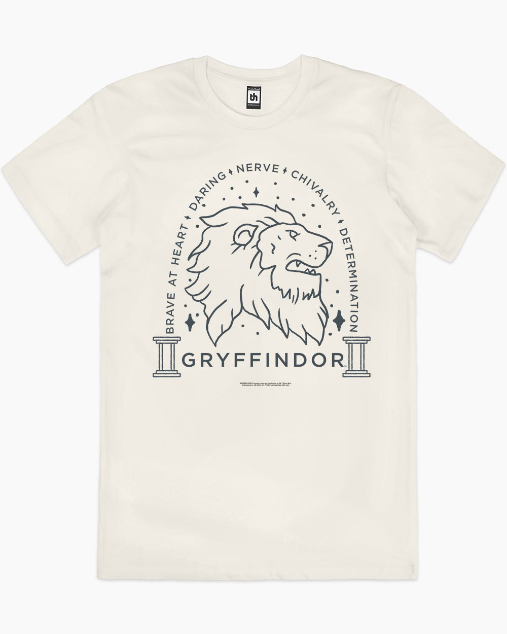 Gryffindor Monochrome T-Shirt Australia Online #colour_natural