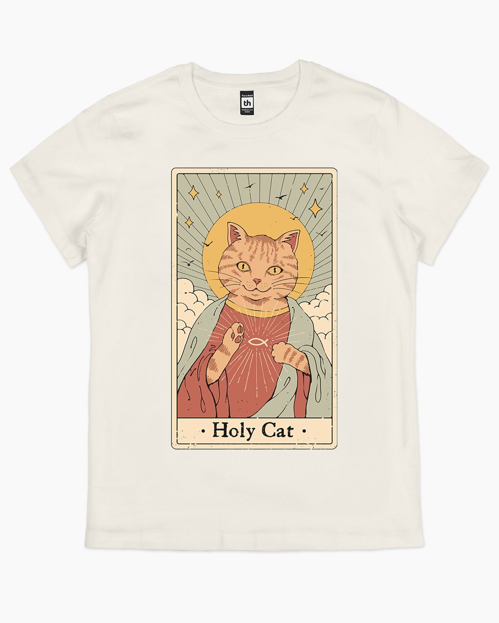 Holy Cat T-Shirt Australia Online #colour_natural