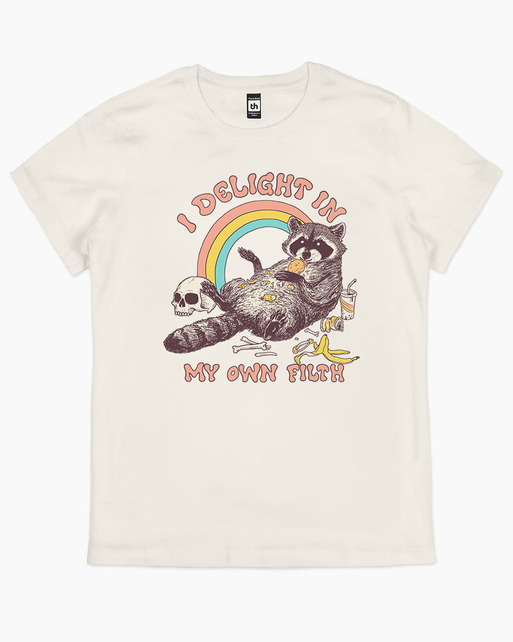 I Delight in My Own Filth T-Shirt Australia Online #colour_natural