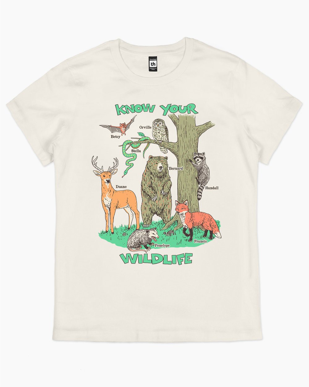 Know Your Wildlife T-Shirt Australia Online #colour_natural