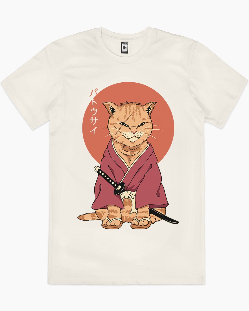 Neko Battousai T-Shirt | Designed by Vincent Trinidad Art Australia