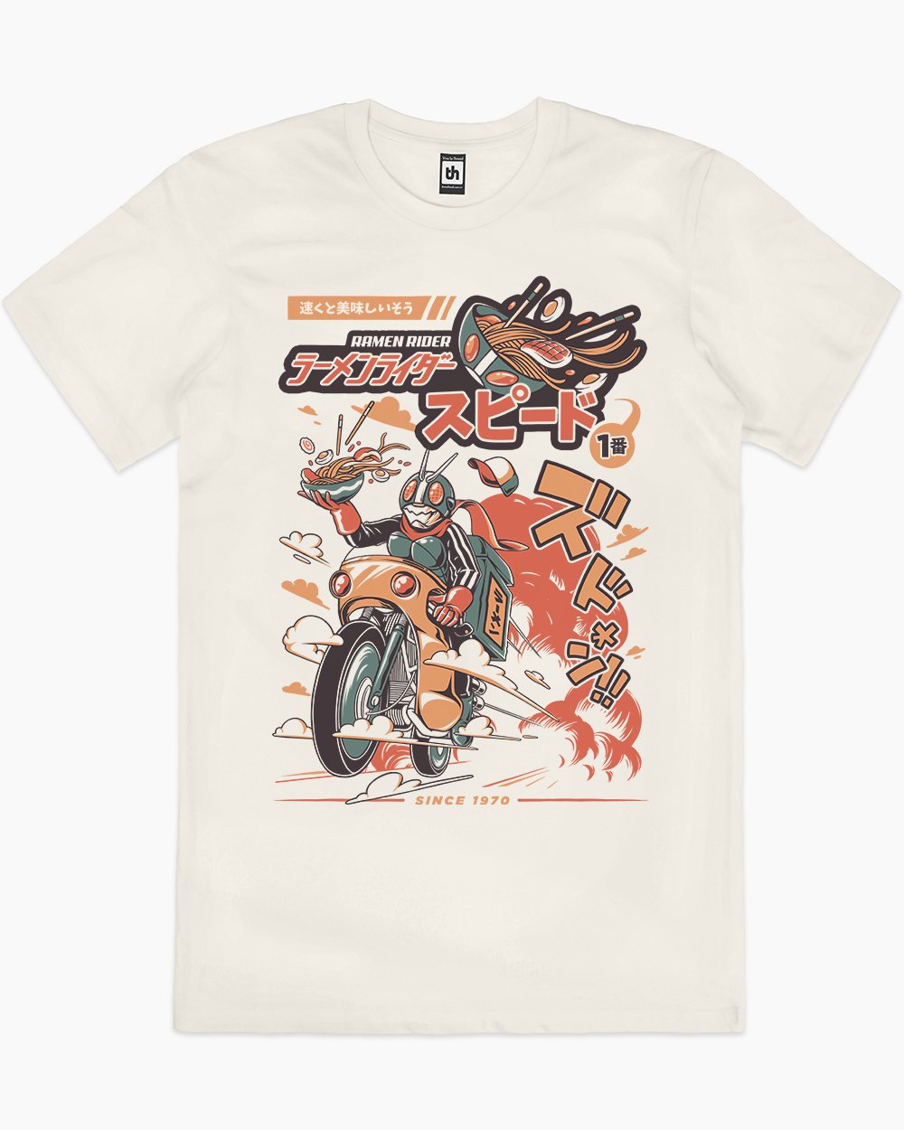 Ramen Rider T-Shirt Australia Online #colour_natural