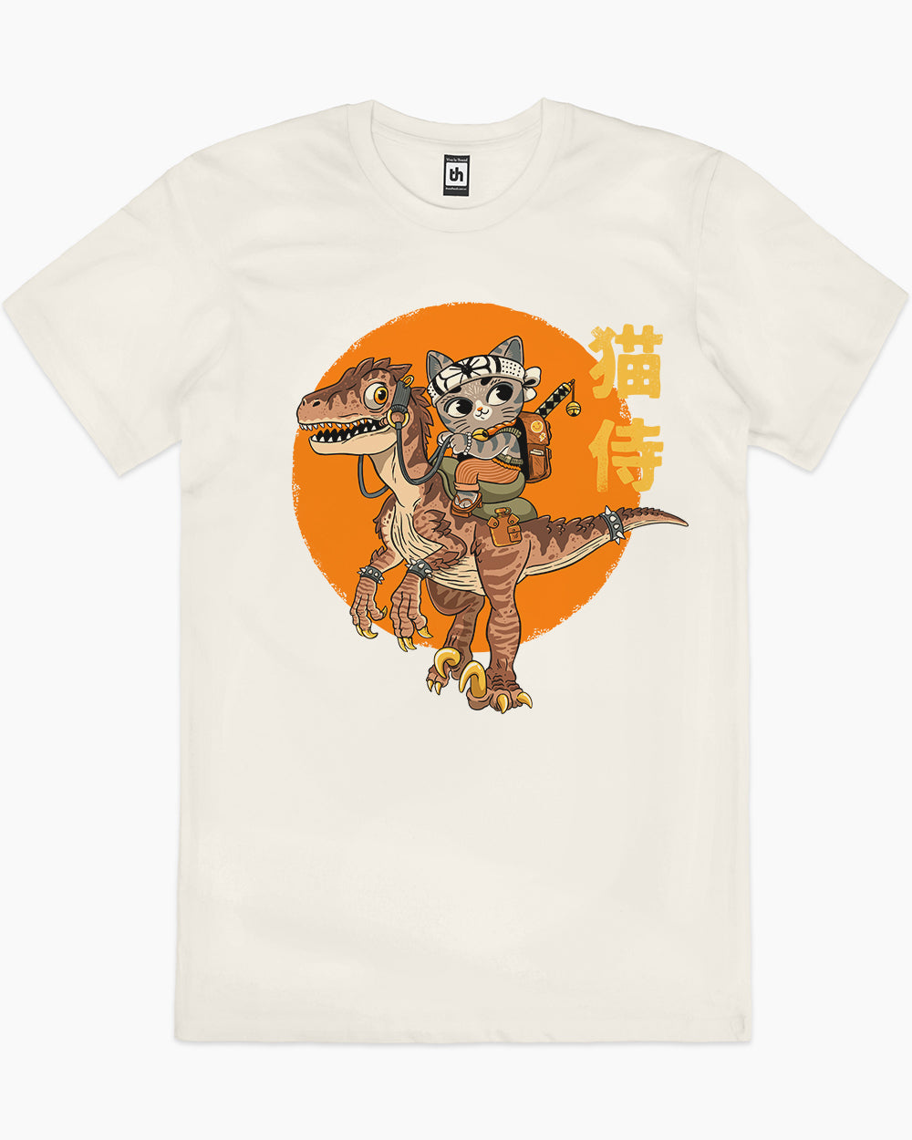 Raptor Samurai Rider T-Shirt Australia Online #colour_natural