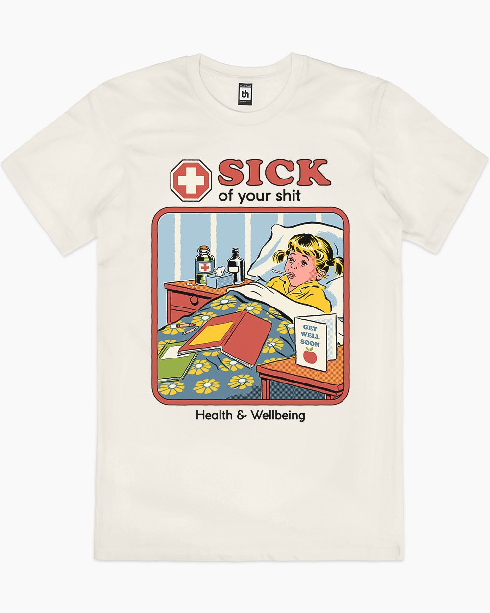 Sick of Your Shit T-Shirt Australia Online #colour_natural