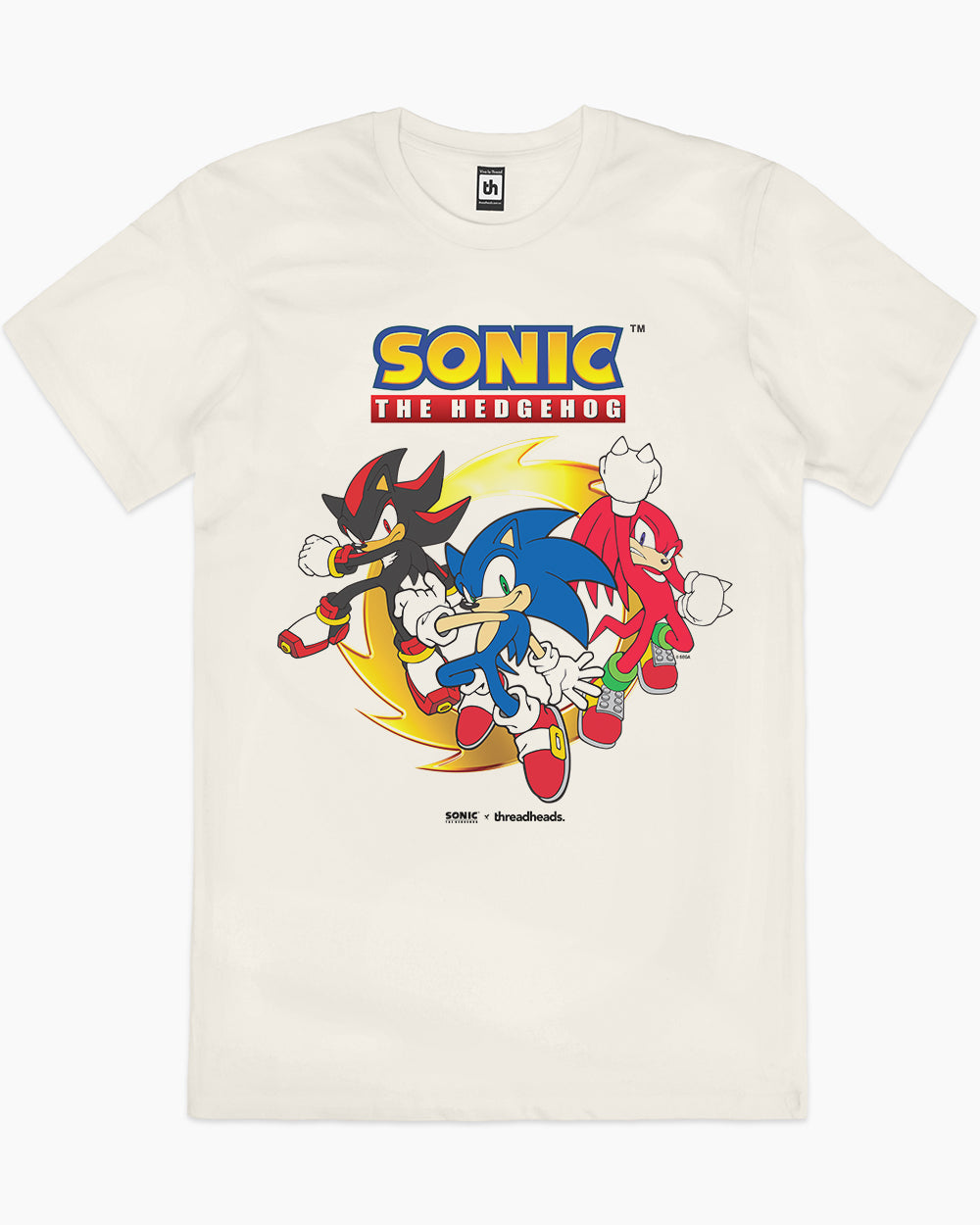 Sonic Has a Posse T-Shirt Australia Online #colour_natural