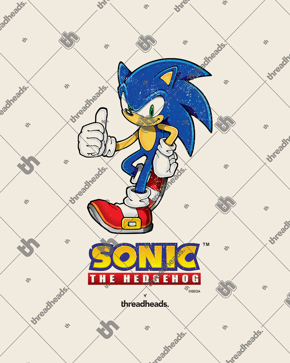Sonic the Hedgehog T-Shirt Australia Online #colour_natural