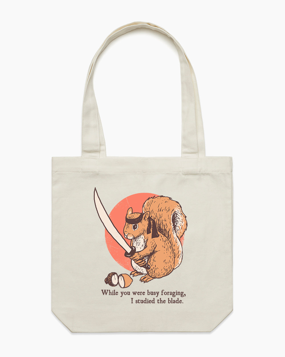 Squirrel Blade Tote Bag Australia Online #colour_natural