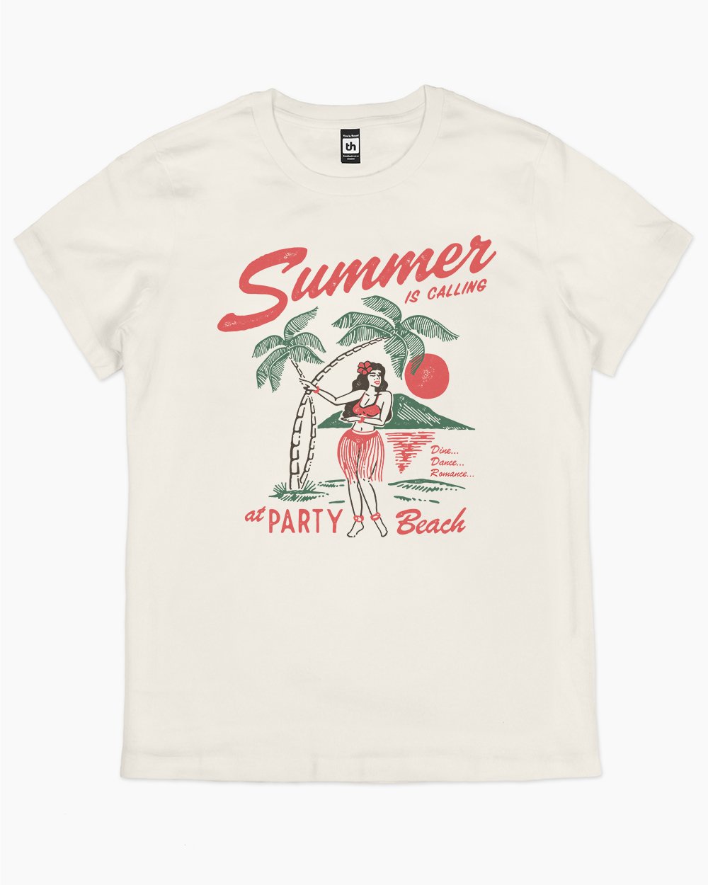 Summer is Calling T-Shirt Australia Online #colour_natural