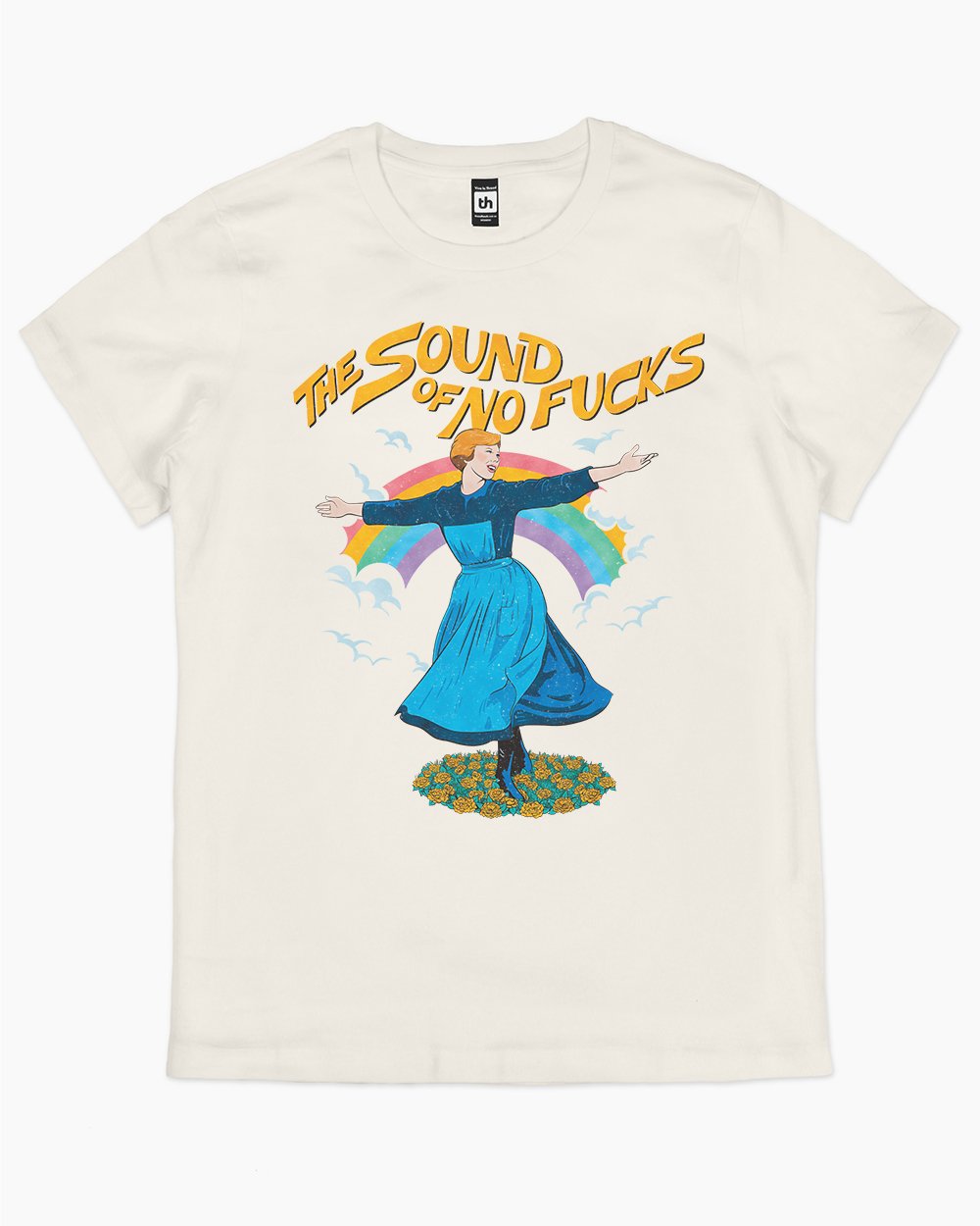 The Sound of No Fucks T-Shirt Australia Online #colour_natural