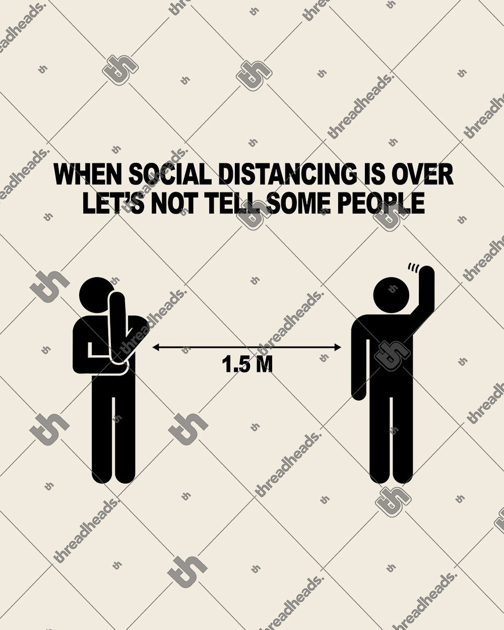 When Social Distancing is Over T-Shirt Australia Online #colour_natural