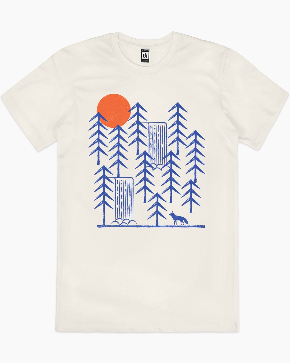Wild Day Fox T-Shirt Australia Online #colour_natural
