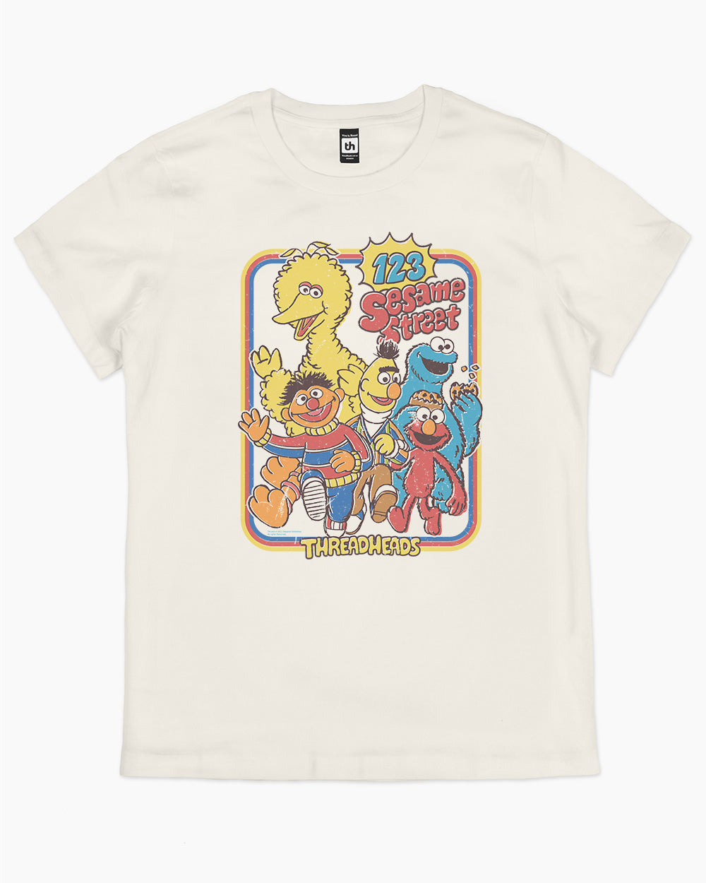 123 Sesame St T-Shirt Australia Online #colour_natural
