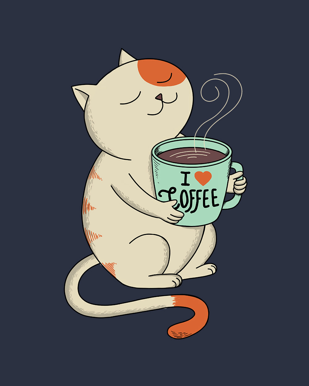 Cat hotsell coffee shirt