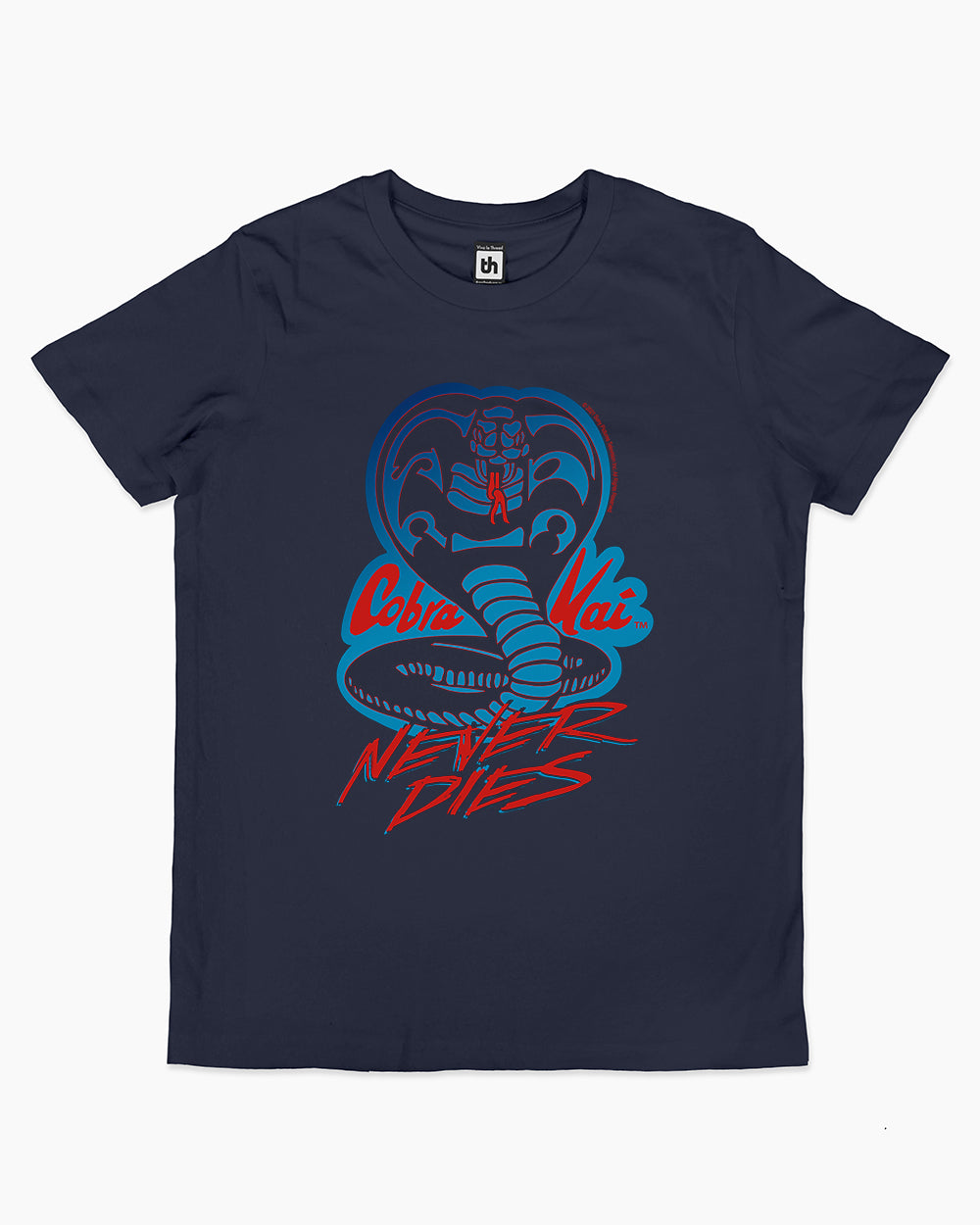 Cobra Kai Never Dies Kids T-Shirt Australia Online #colour_navy